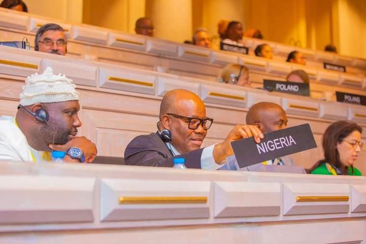 Akpabio Elected Into Global Executive Committee Of The Inter-Parliamentary Union 1 The President of the Senate of the Federal Republic of Nigeria and Leader of Nigeria's delegation to the 147th Inter-Parliamentary Union General Assembly in Luanda, Angola has broken a 59 year old jinx by being elected into the Executive Committee of the global parliamentary body. The President of the Senate of the Federal Republic of Nigeria and Leader of Nigeria's delegation to the 147th Inter-Parliamentary Union General Assembly in Luanda, Angola has broken a 59 year old jinx by being elected into the Executive Committee of the global parliamentary body. IMG 20231028 WA0002