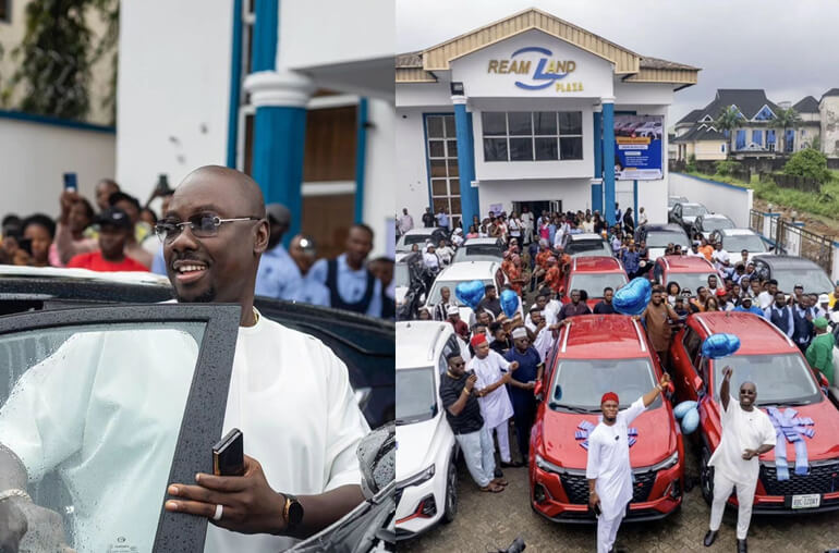 Nigerian Billionaire Unveils New Ride-Hailing Service, Sets to Rival Bolt, Uber and Many Others 1 Influential Nigerian Billionaire, Obinna Iyiegbu popularly known as Obi Cubana has recently launched a ride-hailing service within the country that is set to rival existing ones. Influential Nigerian Billionaire, Obinna Iyiegbu popularly known as Obi Cubana has recently launched a ride-hailing service within the country that is set to rival existing ones. Nigerian Billionaire Unveils New Ride Hailing Service Sets to Rival Bolt Uber and Many Others
