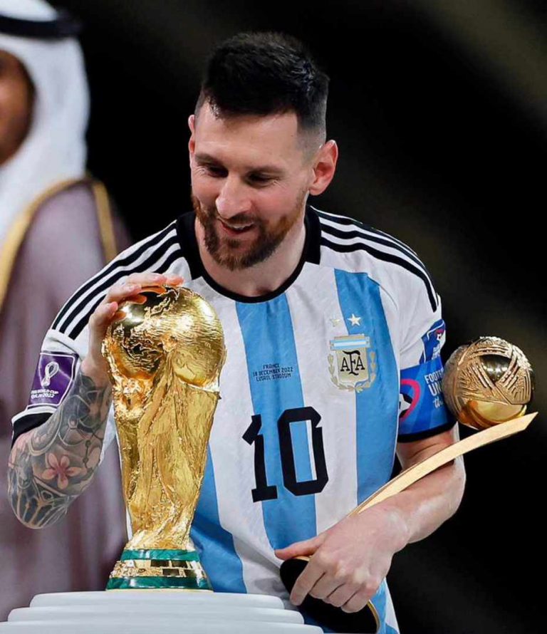 Messi Auctions his 2022 world cup Jessey 1 A set of six jerseys that Lionel Messi wore during Argentina’s victorious 2022 World Cup run will be auctioned in December, Sotheby’s announced Monday, estimating their value at $10 million. A set of six jerseys that Lionel Messi wore during Argentina’s victorious 2022 World Cup run will be auctioned in December, Sotheby’s announced Monday, estimating their value at $10 million. 5f5e3cbe 1224 4a46 b8e7 612f5de03c8c 768x890 1