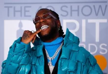 Brit Awards 2020 Burna Boy takes winter to the red carpet in blue