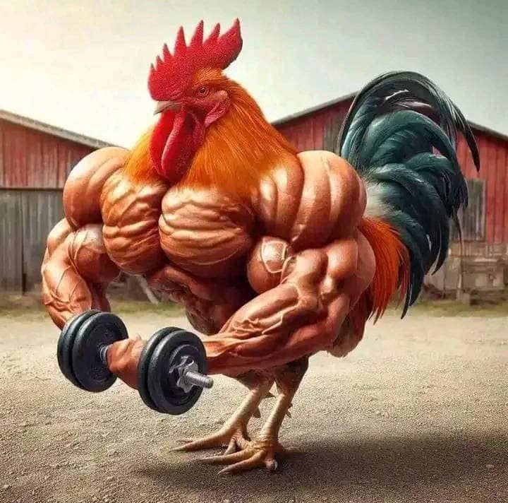 Nothing Is Permanent In This World 1 Nothing is Permanent In This World Nothing is Permanent In This World Chicken carrying weight lift