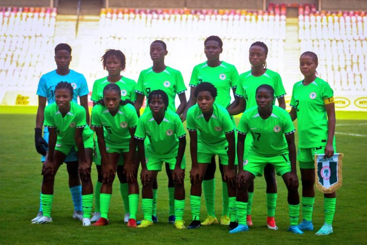 Nigerian Falconets beat Burundi 1:0 in FIFA U20 World Cup Qualifier In Colombia 1 Nigeria’s U-20 national team edged to a narrow 1-0 win over Burundi at the Azam Stadium in Dar es Salaam to claim a first-leg advantage in the race for the 2024 FIFA U20 World Cup in Colombia. Nigeria’s U-20 national team edged to a narrow 1-0 win over Burundi at the Azam Stadium in Dar es Salaam to claim a first-leg advantage in the race for the 2024 FIFA U20 World Cup in Colombia. GD0PLAvWUAA ZPq 750x500 1