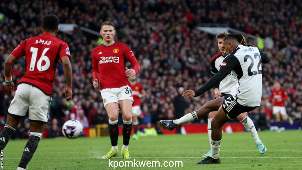 Iwobi Nets Late Goal To Help Fulham Defeat United 1 Fulham won at Old Trafford for the first time since 1963 thanks to an injury-time strike from Alex Iwobi, shocking Manchester United greatly. Fulham won at Old Trafford for the first time since 1963 thanks to an injury-time strike from Alex Iwobi, shocking Manchester United greatly. IMG 20240224 194407