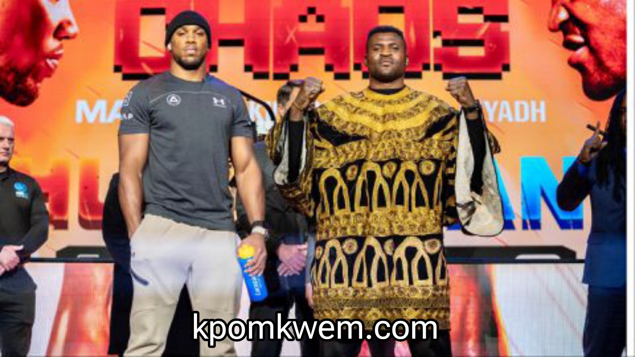 Joshua and Ngannou Ready for War, Explosive Fight Looms 1 Joshua and Ngannou Set to Collide, a Battle of Wills Looms in what seems like Power vs. Skill Face Off. Joshua and Ngannou Set to Collide, a Battle of Wills Looms in what seems like Power vs. Skill Face Off. Joshua and Ngannou Ready for War, Explosive Fight Looms