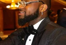 Davido picture on suit