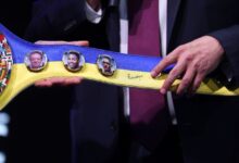The Pope's signature on the WBC heavyweight title belt