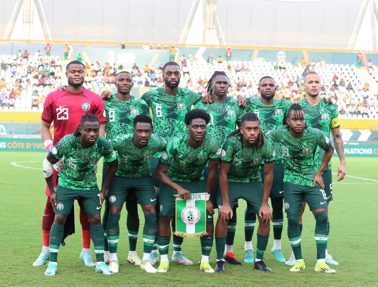 Super Eagles Continue Singing Old National Anthem Against Presidential Order 1 The Nigerian Super Eagles recited the old national anthem ‘Arise O Compatriot’ as opposed to the newly signed Anthem ‘Nigeria We Hail Thee’.on Monday in an ongoing clash against Benin Republic in the fourth round of the 2026 World Cup Qualifiers, The Nigerian Super Eagles recited the old national anthem ‘Arise O Compatriot’ as opposed to the newly signed Anthem ‘Nigeria We Hail Thee’.on Monday in an ongoing clash against Benin Republic in the fourth round of the 2026 World Cup Qualifiers, Super Eagles 768x583 1
