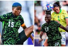 Super Falcons loss to Brazil 0:1 in Paris Olympics opener