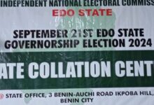 Edo Election: INEC suspends results collation