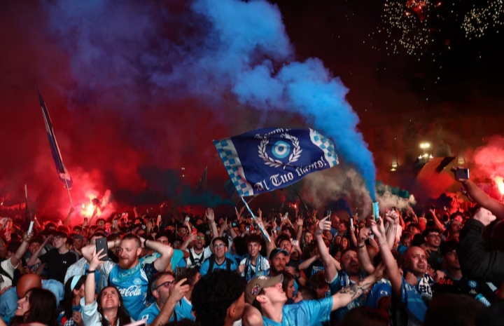 Napoli beat Cagliari to emerge Serial A Champions 1 Napoli beat Cagliari to emerge Serial A ChampionsFor manager Antonio Conte, the victory represented another milestone in his career, securing the Serie A title with a third different club, having previously achieved the feat with Juventus and Inter. Napoli beat Cagliari to emerge Serial A ChampionsFor manager Antonio Conte, the victory represented another milestone in his career, securing the Serie A title with a third different club, having previously achieved the feat with Juventus and Inter. Napoli beat Cagliari to emerge Serial A Champions