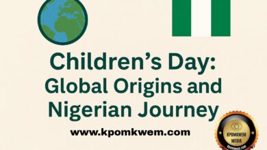 Children’s Day: Global Origins and Nigerian Journey