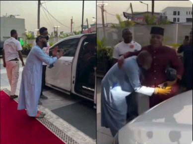 Davido Hosts Legendary Bright Chimezie In Lagos Home