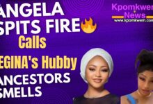Angela Spits FIRE Call Regina's Hubby Ancestors Smells