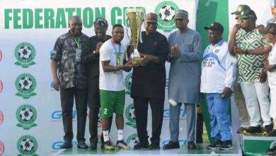 SWAN Kwara Hails Kwara United’s Federation Cup Victory 6 The Sports Writers Association of Nigeria (SWAN), Kwara State Chapter, has congratulated Kwara United Football Club on their historic triumph over Abakaliki FC in the 2025 President Federation Cup Final, a victory that also secured the club a place in the prestigious CAF Confederation Cup.In a statement jointly signed by the Chairman, Ayodeji Ismail, and Assistant Secretary, Sodiq Adebara, the association described the victory as a “watershed moment in Kwara’s football history,” lauding the team’s resilience, determination, and tactical discipline in ending a 49-year wait for a major national trophy. The Sports Writers Association of Nigeria (SWAN), Kwara State Chapter, has congratulated Kwara United Football Club on their historic triumph over Abakaliki FC in the 2025 President Federation Cup Final, a victory that also secured the club a place in the prestigious CAF Confederation Cup.In a statement jointly signed by the Chairman, Ayodeji Ismail, and Assistant Secretary, Sodiq Adebara, the association described the victory as a “watershed moment in Kwara’s football history,” lauding the team’s resilience, determination, and tactical discipline in ending a 49-year wait for a major national trophy. SWAN Kwara Hails Kwara United’s Federation Cup Victory