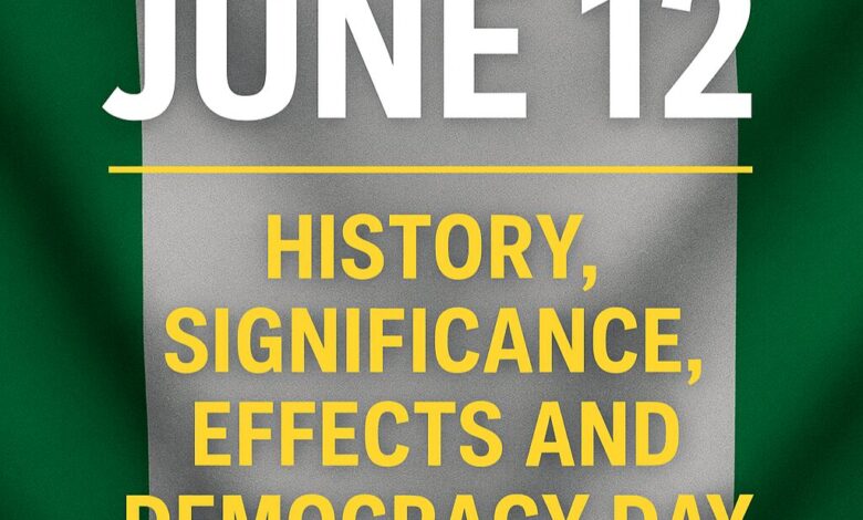 JUNE 12: History, Significance, Effects and Democracy Day 1 JUNE 12: History, Significance, Effects and Democracy Day JUNE 12: History, Significance, Effects and Democracy Day JUNE 12: History, Significance, Effects and Democracy Day