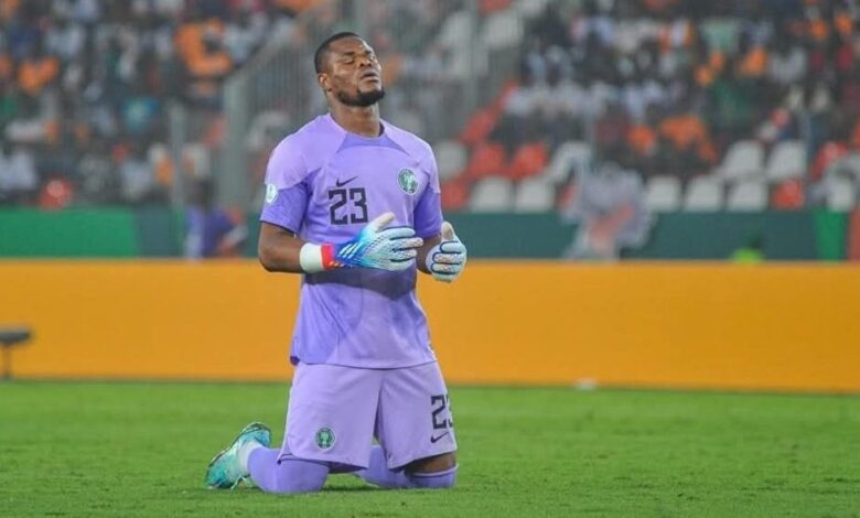 Grief and Glory: NFF Rallies Behind Stanley Nwabali as He Bids Emotional Farewell to His Parents 1 In a poignant moment that transcends the world of sports, Nigeria’s football family has come together in a heartfelt show of solidarity for Super Eagles goalkeeper, Stanley Bobo Nwabali, who recently laid both of his beloved parents to rest. In a poignant moment that transcends the world of sports, Nigeria’s football family has come together in a heartfelt show of solidarity for Super Eagles goalkeeper, Stanley Bobo Nwabali, who recently laid both of his beloved parents to rest. Grief and Glory: NFF Rallies Behind Stanley Nwabali as He Bids Emotional Farewell to His Parents