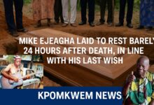 Mike Ejeagha Laid to Rest Barely 24 Hours After Death - In Line With His Last Wish