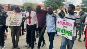 ASUU STAGES NATIONWIDE PROTEST 