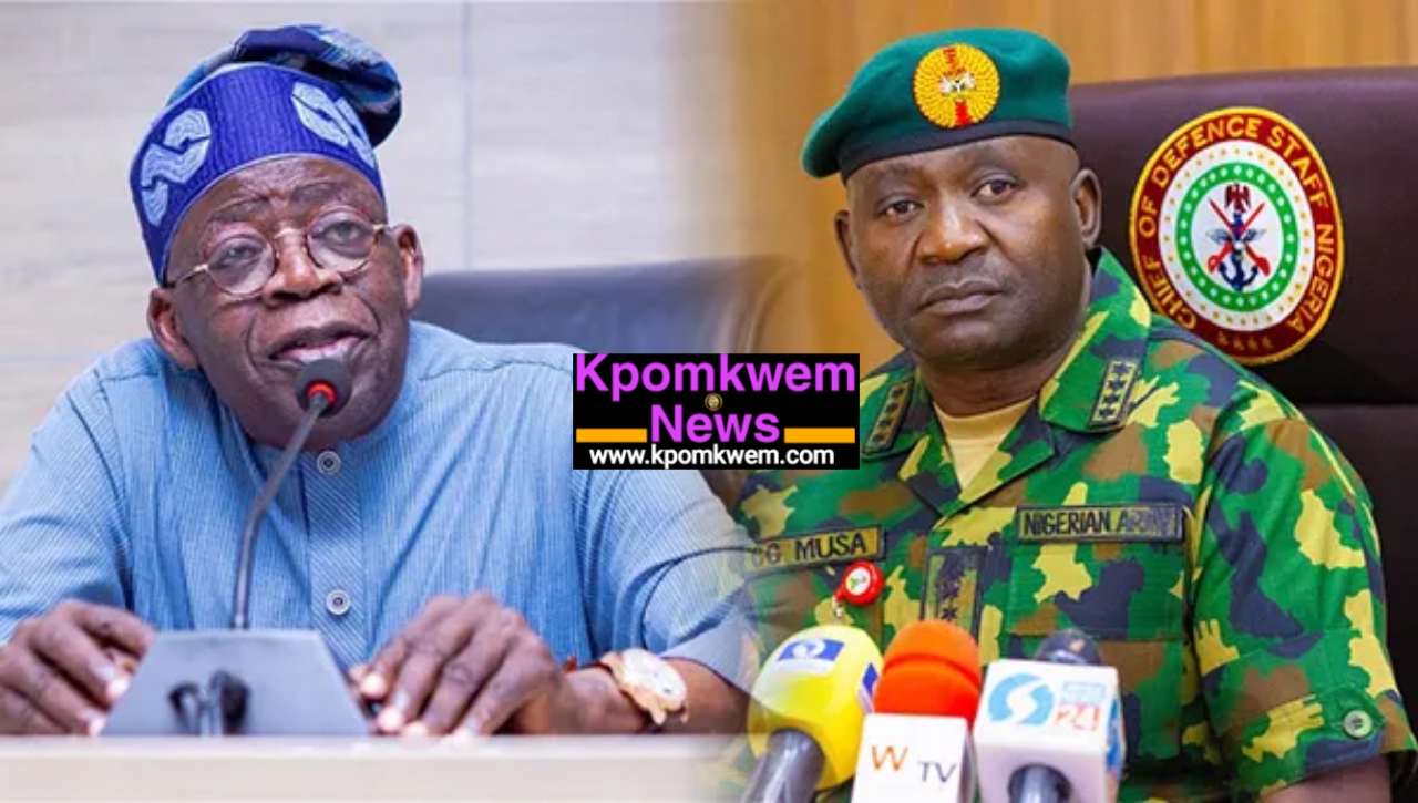 President Tinubu Sacks Chief Of Defence Staff, General Christopher Musa 1 In a surprise move that has sent shockwaves through Nigeria’s security establishment, President Bola Ahmed Tinubu has sacked the Chief of Defence Staff (CDS), General Christopher Musa, with immediate effect. In a surprise move that has sent shockwaves through Nigeria’s security establishment, President Bola Ahmed Tinubu has sacked the Chief of Defence Staff (CDS), General Christopher Musa, with immediate effect. 20251024 155159