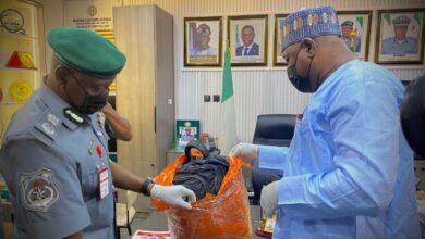 Nigeria Customs Intercepts Illicit Drugs Worth ₦562.5 Million in Badagry 1 In a major victory in Nigeria’s ongoing battle against drug trafficking, the Nigeria Customs Service (NCS) has intercepted illicit drugs valued at an estimated ₦562.5 million in the Gbaji area of Badagry, Lagos State. The interception underscores the Service’s renewed commitment to safeguarding Nigeria’s borders from criminal syndicates exploiting trade routes for illicit activities. In a major victory in Nigeria’s ongoing battle against drug trafficking, the Nigeria Customs Service (NCS) has intercepted illicit drugs valued at an estimated ₦562.5 million in the Gbaji area of Badagry, Lagos State. The interception underscores the Service’s renewed commitment to safeguarding Nigeria’s borders from criminal syndicates exploiting trade routes for illicit activities. 20251025 203712