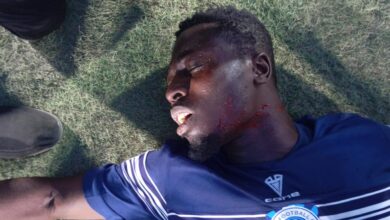 Katsina United Fans Slit Barau FC player, Nana Abraham Throat For Equalising Goal In NPFL Match 1 What should have been a celebration of competition, skill, and sportsmanship in the Nigeria Premier Football League (NPFL) turned into a scene of horror, as reports confirmed that Katsina United fans slit the throat of Barau FC’s midfielder, Nana Abraham, moments after he scored an equaliser in their tense league clash. What should have been a celebration of competition, skill, and sportsmanship in the Nigeria Premier Football League (NPFL) turned into a scene of horror, as reports confirmed that Katsina United fans slit the throat of Barau FC’s midfielder, Nana Abraham, moments after he scored an equaliser in their tense league clash. 20251109 040828