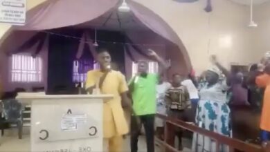 Bandits Attack Church In Eruku, Kwara State, Kill three, Abduct Pastor, Others 1 At least three people were killed and several others kidnapped, including the pastor, when gunmen stormed a branch of the Christ Apostolic Church (CAC) in the Eruku community on Tuesday evening. At least three people were killed and several others kidnapped, including the pastor, when gunmen stormed a branch of the Christ Apostolic Church (CAC) in the Eruku community on Tuesday evening. Bandits Attack Church In Eruku Kwara State Kill three Abduct Pastor Others 1536x858 1