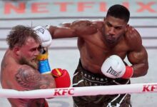 Anthony Joshua KO's Jake Paul in Devastating Six Round Punch 2 Anthony Joshua KO's Paul Jake's in Devastating Six Round Punch. Anthony Joshua KO's Paul Jake's in Devastating Six Round Punch. Anthony Joshua KO's Paul Jake's in Devastating Six Round Punch